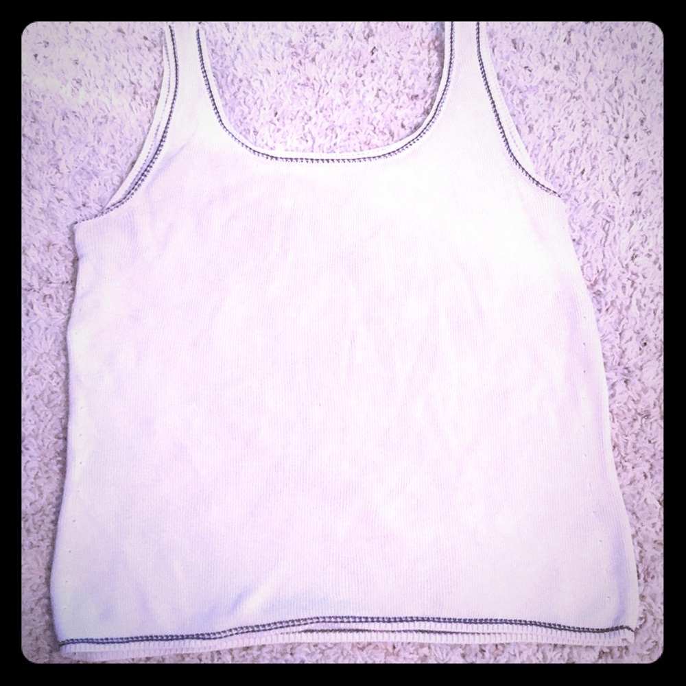 White tank top